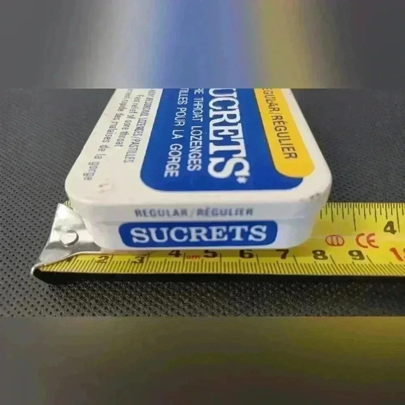 Vintage Sucrets Sore Throat Lozenges  Metal Collectible Tin - Picture 4 of 9